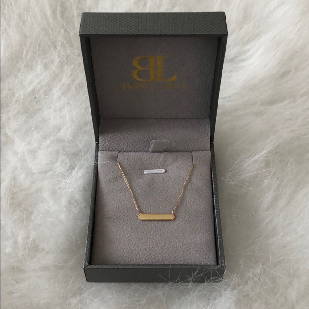 Bony Levy 14k gold bar necklace - Picture 3 of 4